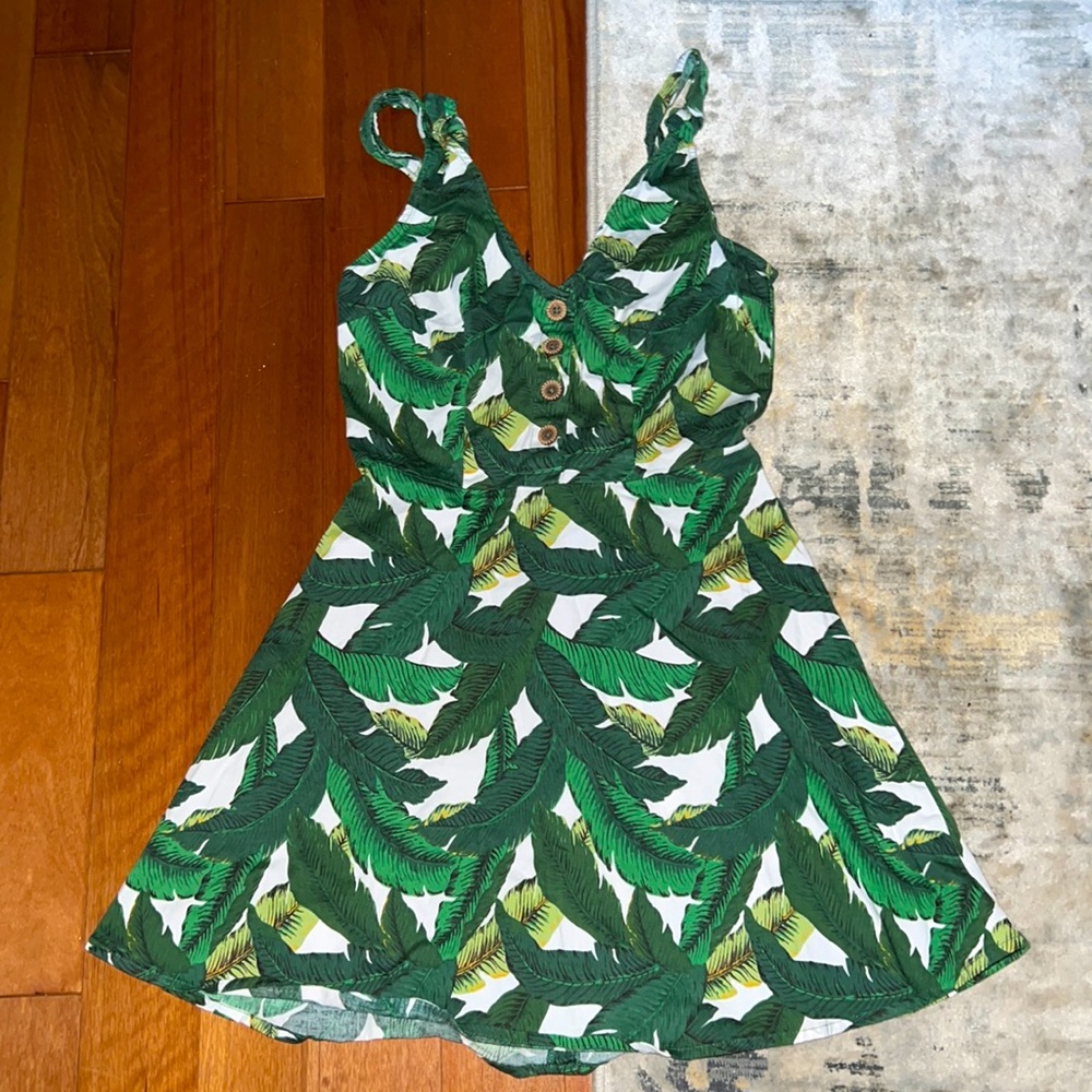 Palm Leaf Dress